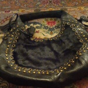 Elegant Black and Gold Women's Bagisabelle Fiore